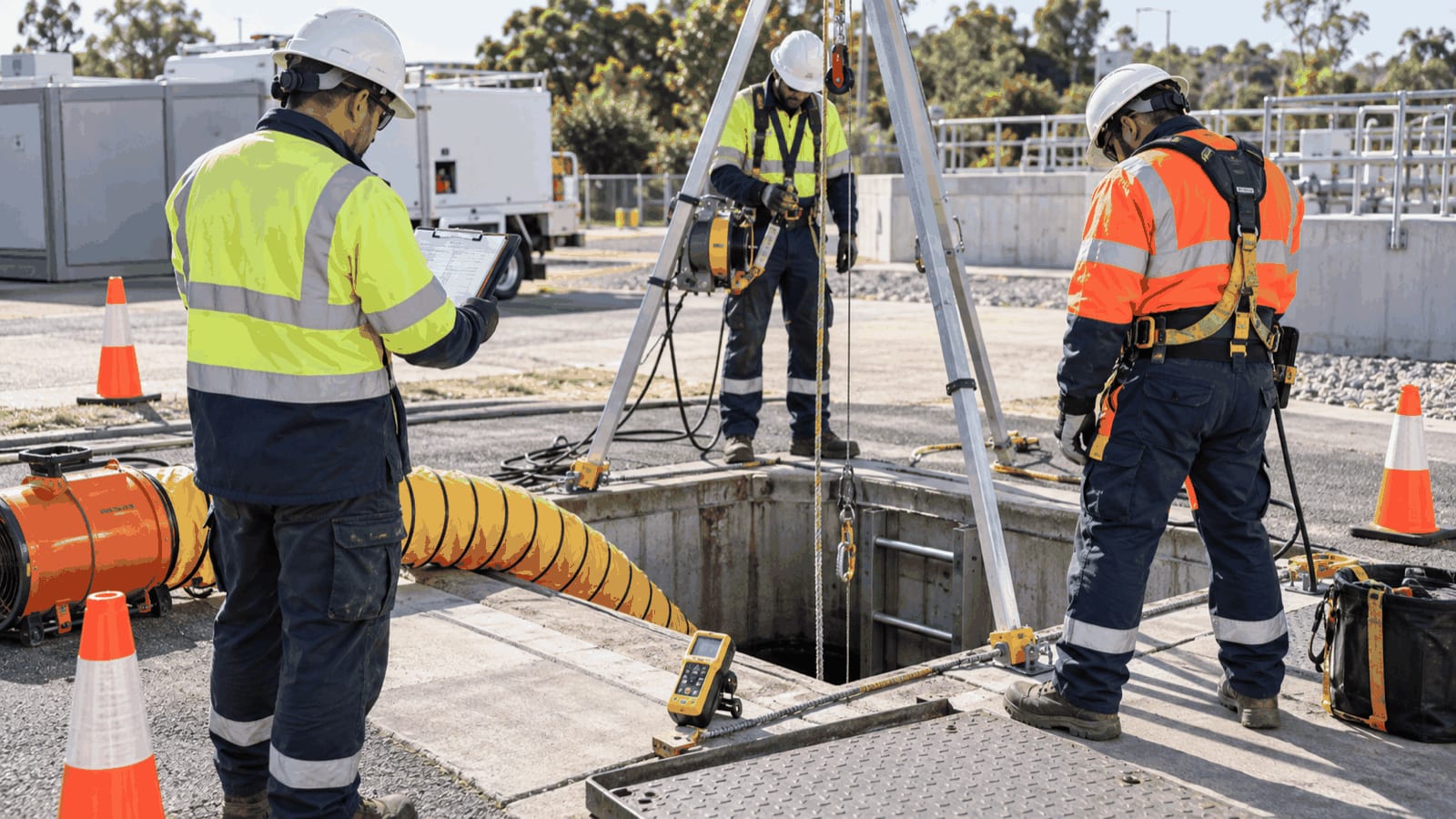 Confined Space Equipment Staging: What Supervisors Should Verify Before the Entry Team Arrives