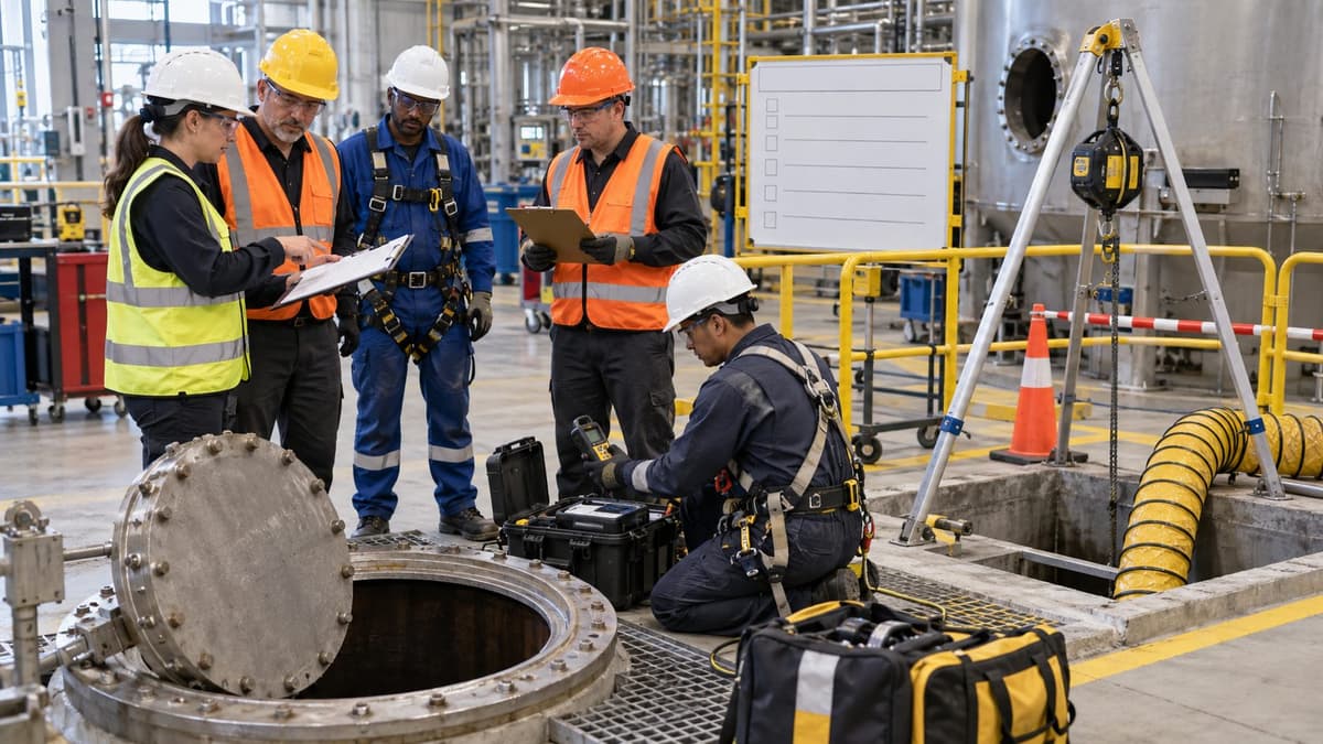 Maintenance Shutdowns: Confined Space Training Before Tanks, Pits, and Vessels Open